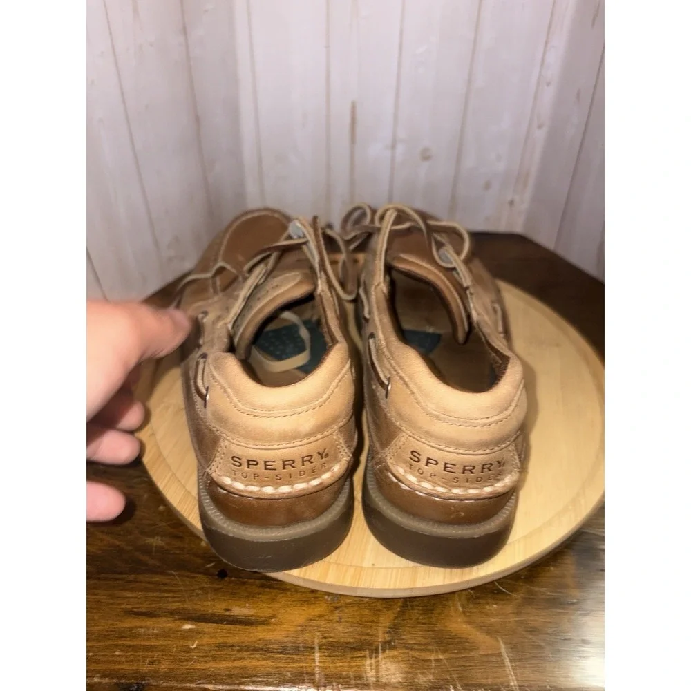 Sperry Top-Sider Mako 2-Eye Leather Boat Shoes Mens 8.5